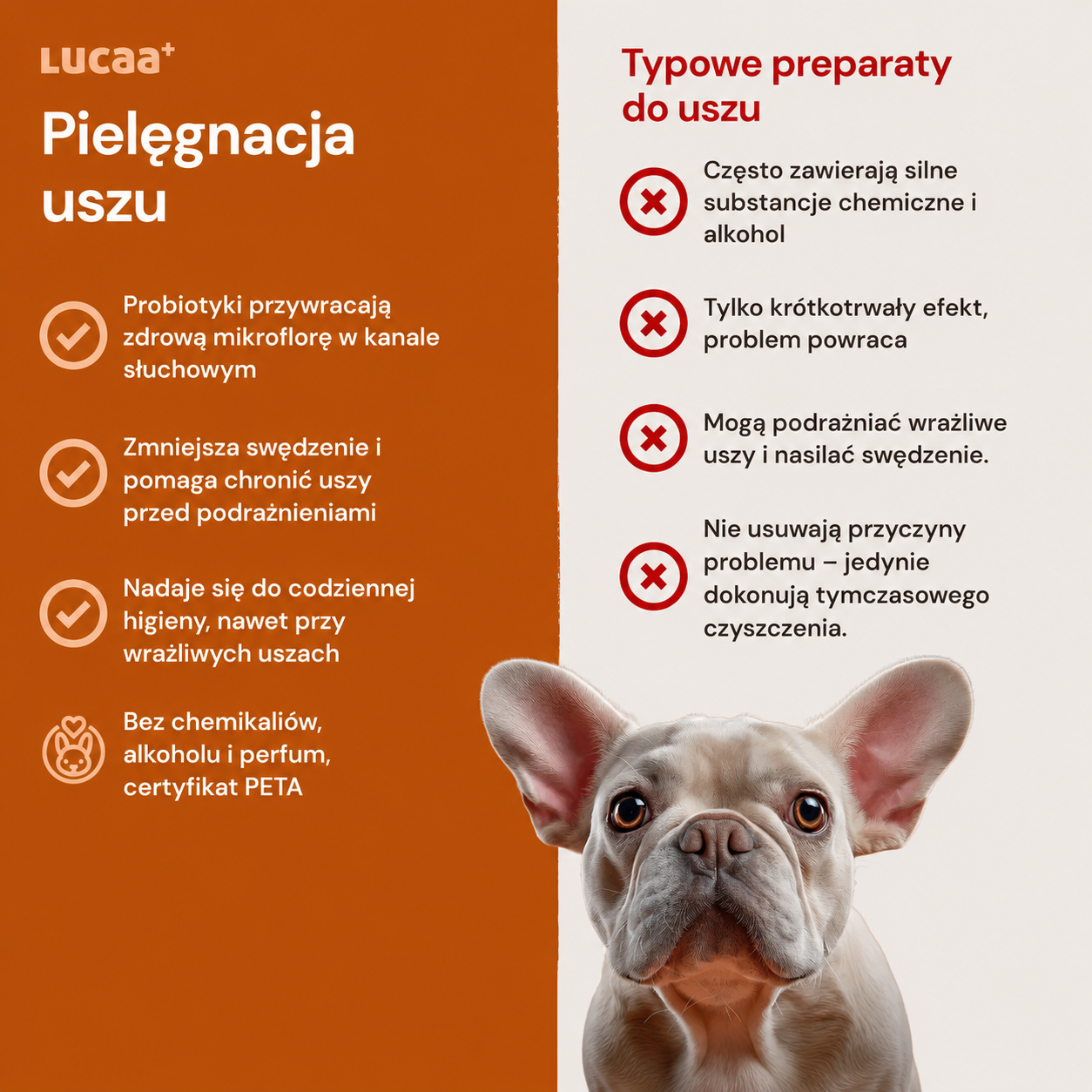 Lucaa+ Pielęgnacja uszu