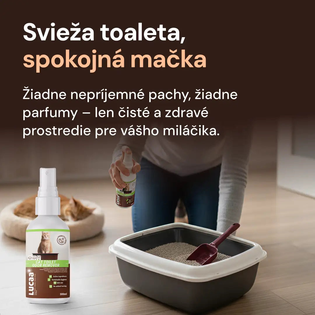 Lucaa+ Odor remover do kuwet dla kotów