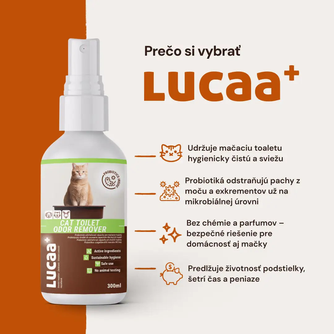 Lucaa+ Odor remover do kuwet dla kotów