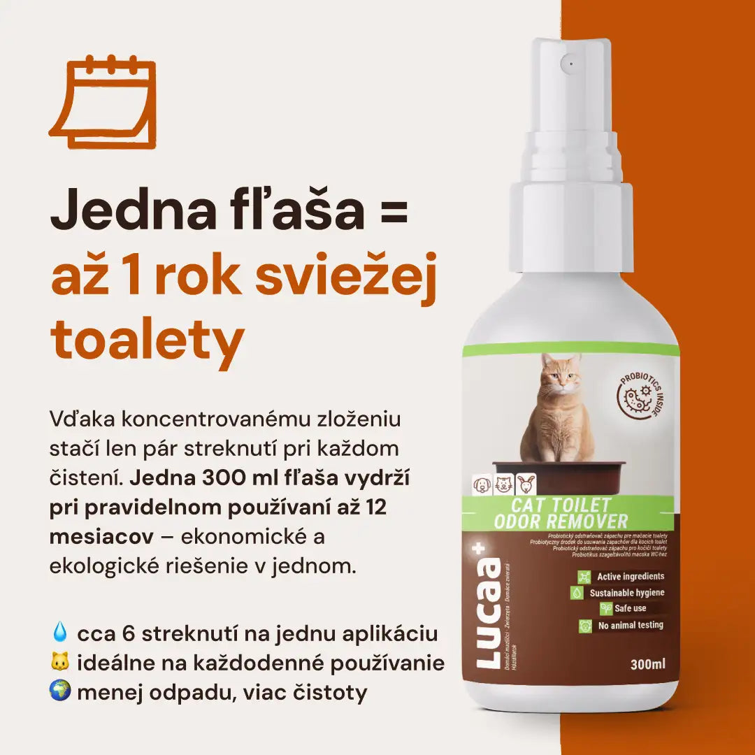 Lucaa+ Odor remover do kuwet dla kotów